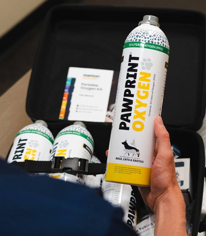 Sauerstoff-Kit für Katzen von 0 bis 10 kg - Pawprint