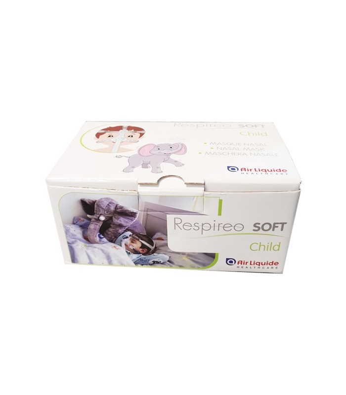 Ventilierte pädiatrische Maske | Von 3 bis 15 kg | Soft Baby - Respireo