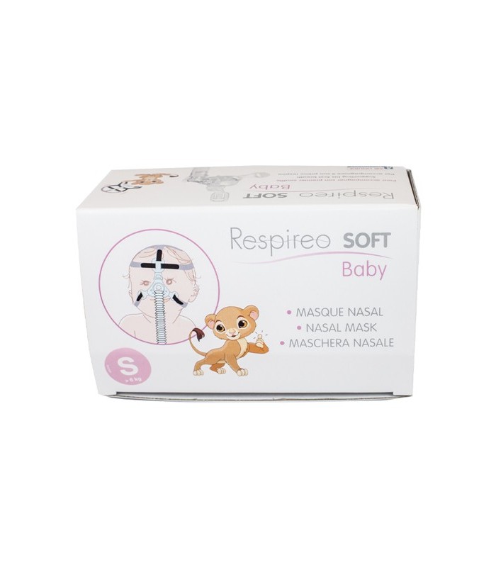 Ventilierte pädiatrische Maske | Von 3 bis 15 kg | Soft Baby - Respireo
