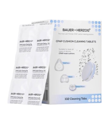 Reinigungstabletten für CPAP-Maskenkissen – Bauer + Herzog
