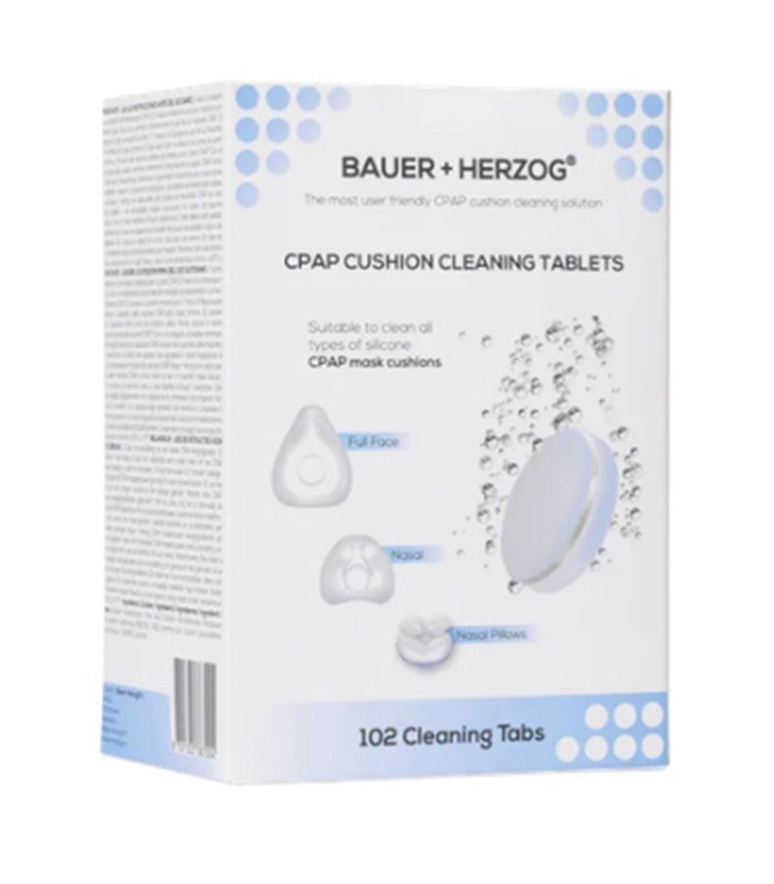 Reinigungstabletten für CPAP-Maskenkissen – Bauer + Herzog